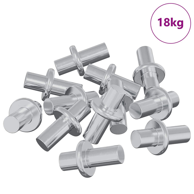 Load image into Gallery viewer, Vidaxl plankhaak 4500 pcs zilver 8,6 x 8,6 x 14,6 mm staal
