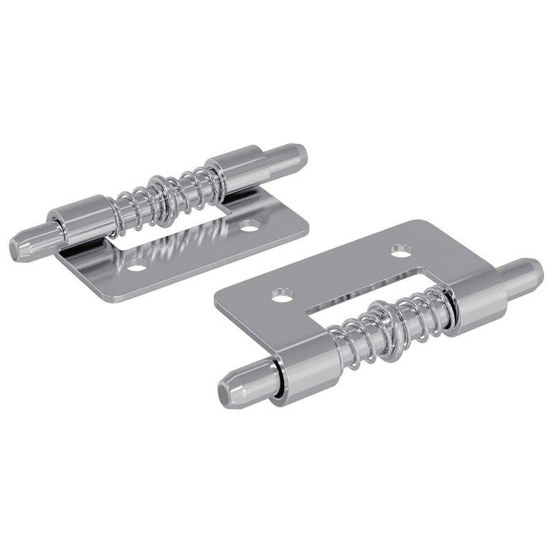 Load image into Gallery viewer, Vidaxl latch 2 pcs zilver 46 x 17 x 1,2 mm staal
