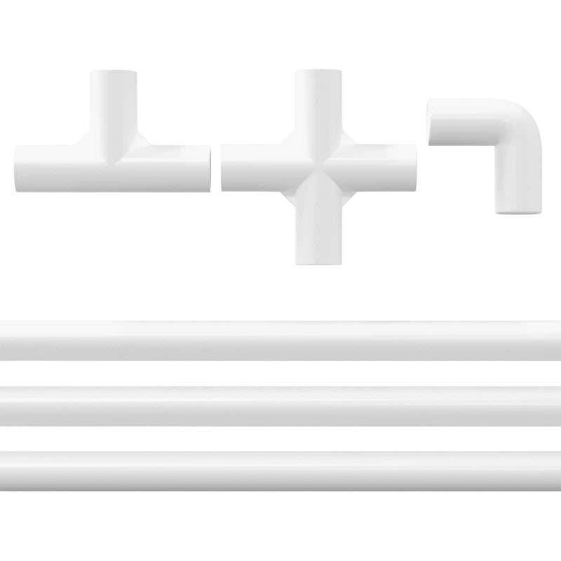 Load image into Gallery viewer, Vidaxl pvc pijp 12 pcs wit 12,2 x 1,8 x 500 mm pp en pe
