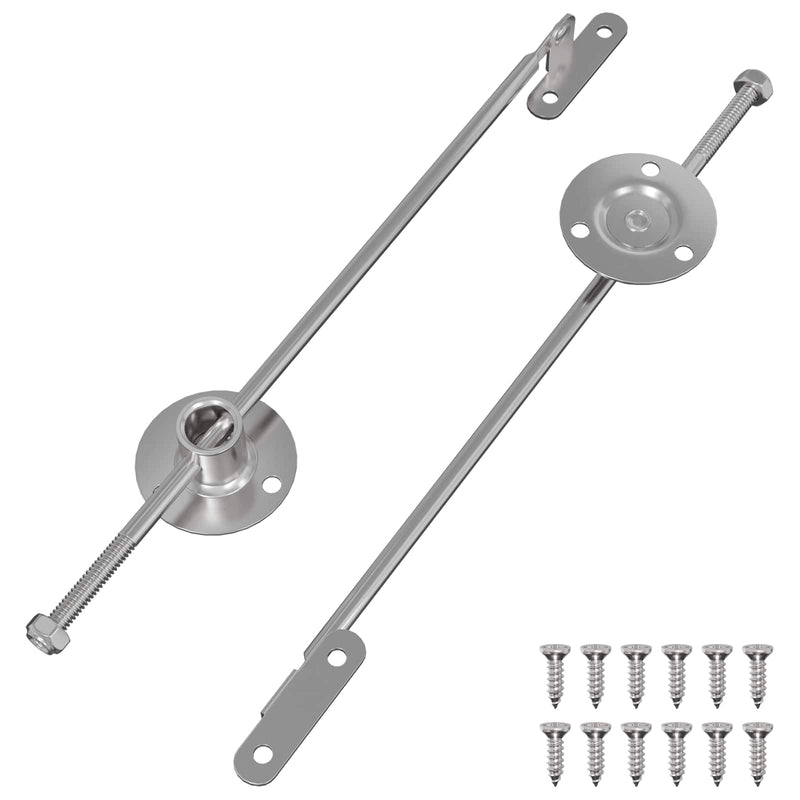 Load image into Gallery viewer, Vidaxl gasveer 2 pcs zilver 190 mm ijzer
