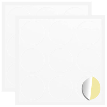 Vidaxl sticker 2 pcs wit ø 20 x 0,5 mm papier