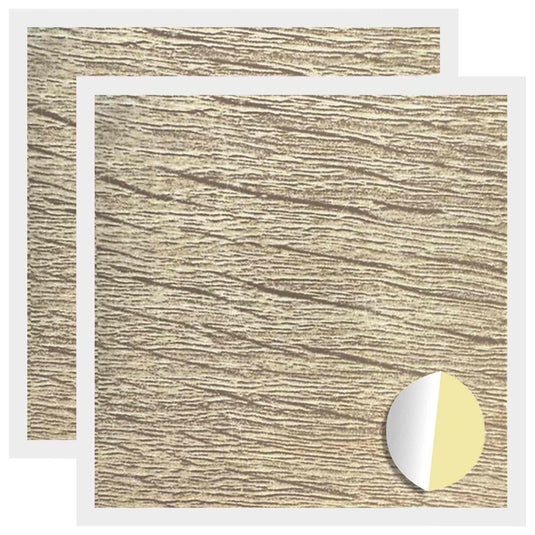 Vidaxl zelfklevende schroefhoes 2 pcs sonoma eiken ø 20 x 0,5 mm