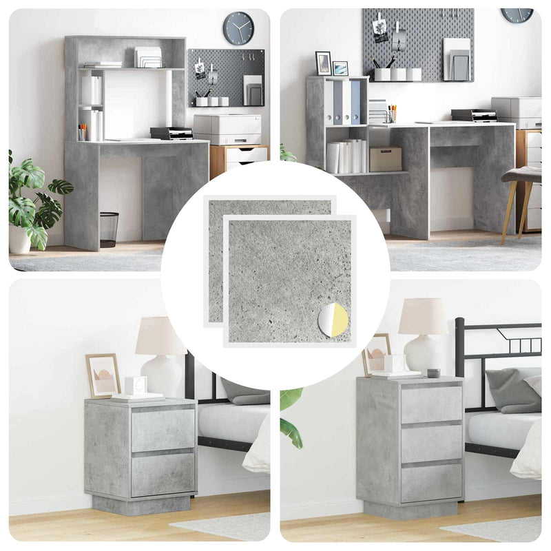 Load image into Gallery viewer, Vidaxl zelfklevende schroefhoes 2 pcs beton grijs ø 20 x 0,5 mm
