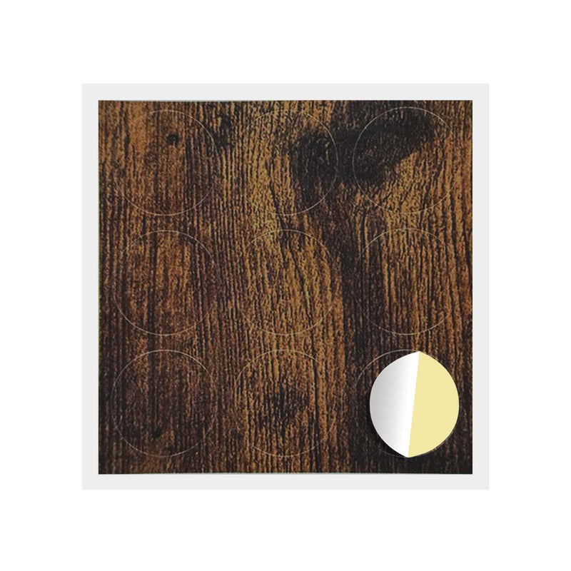 Load image into Gallery viewer, Vidaxl zelfklevende schroefhoes 12 pcs gerookt eiken ø 20 x 0,5 mm
