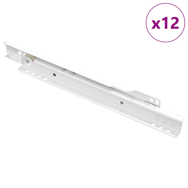 Load image into Gallery viewer, Vidaxl ladegeleider 12 pcs wit 250 mm staal
