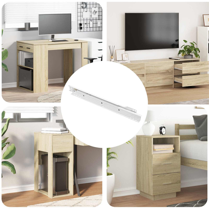 Load image into Gallery viewer, Vidaxl ladegeleider 12 pcs wit 300 mm staal
