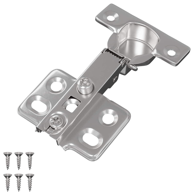 Load image into Gallery viewer, Vidaxl scharnier 12 pcs nikkel 85 x 52,5 x 9,5 mm ijzer
