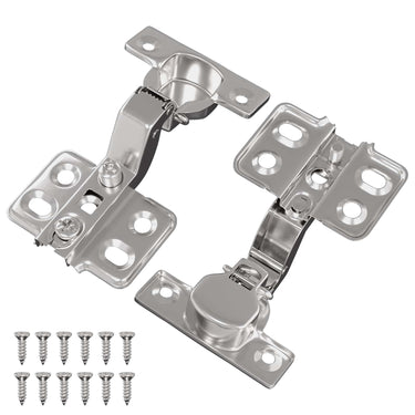 Vidaxl scharnier 2 pcs nikkel 85 x 52,5 x 9,5 mm ijzer