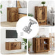 Vidaxl scharnier 12 pcs nikkel 85 x 52,5 x 9,5 mm ijzer