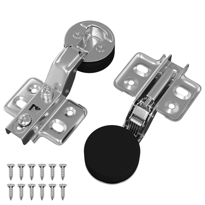 Load image into Gallery viewer, Vidaxl scharnier 2 pcs zilver 35 mm ijzer
