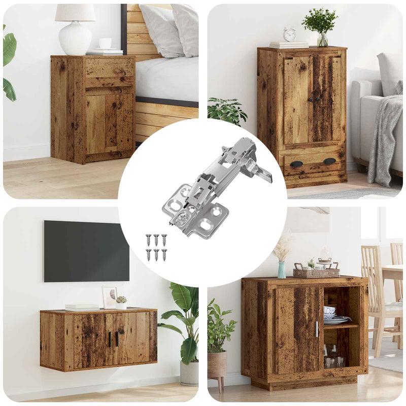 Load image into Gallery viewer, Vidaxl scharnier 12 pcs nikkel 139 x 64,1 x 10 mm ijzer
