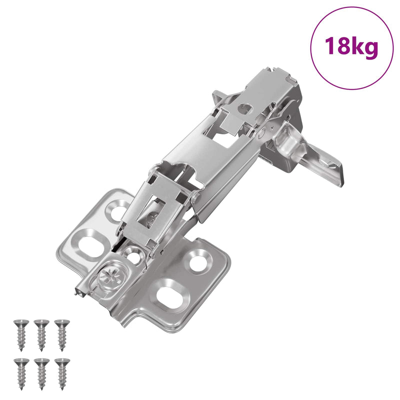 Load image into Gallery viewer, Vidaxl scharnier 126 pcs nikkel 139 x 64,1 x 10 mm ijzer
