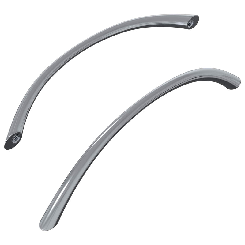 Load image into Gallery viewer, Vidaxl handvat 2 pcs zilver 107 x 3.6 x 23 mm roestvrij staal
