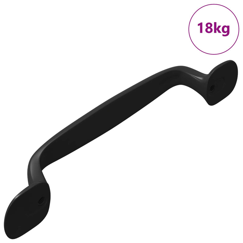 Load image into Gallery viewer, Vidaxl meubelhandgreep 250 pcs zwart 130 x 19,4 x 22,3 mm aluminium
