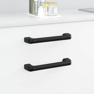 Vidaxl handvat effen 69 pcs zwart 380 x 34 x 85 mm aluminium en pp
