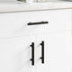 Vidaxl kasthandgreep 12 pcs zwart 150 x 12,3 x 35,2 mm roestvrij staal