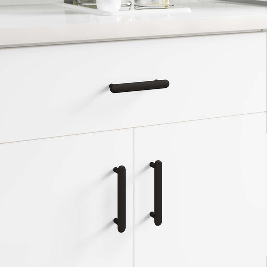 Vidaxl kasthandgreep 12 pcs zwart 121 x 16.6 x 28.3 mm ijzer
