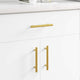 Vidaxl kasthandgreep 510 pcs goud 150 mm roestvrij staal