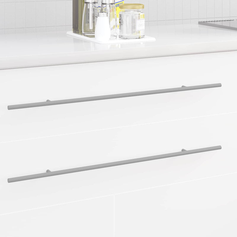 Load image into Gallery viewer, Vidaxl kasthandgreep 2 pcs zilver 700mm roestvrij staal
