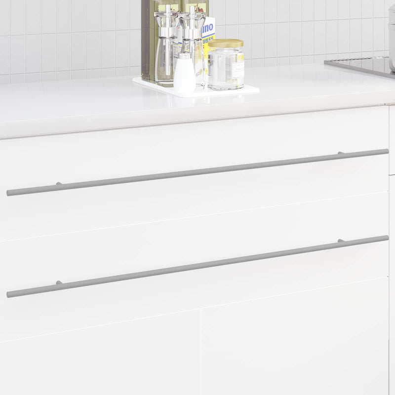 Load image into Gallery viewer, Vidaxl kasthandgreep 12 pcs zilver 900 mm roestvrij staal
