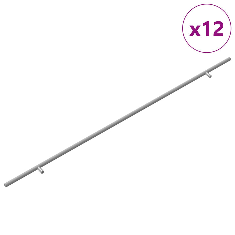 Load image into Gallery viewer, Vidaxl kasthandgreep 12 pcs zilver 900 mm roestvrij staal
