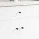 Vidaxl kastknop 2 pcs zwart 18 x 23 mm ijzer