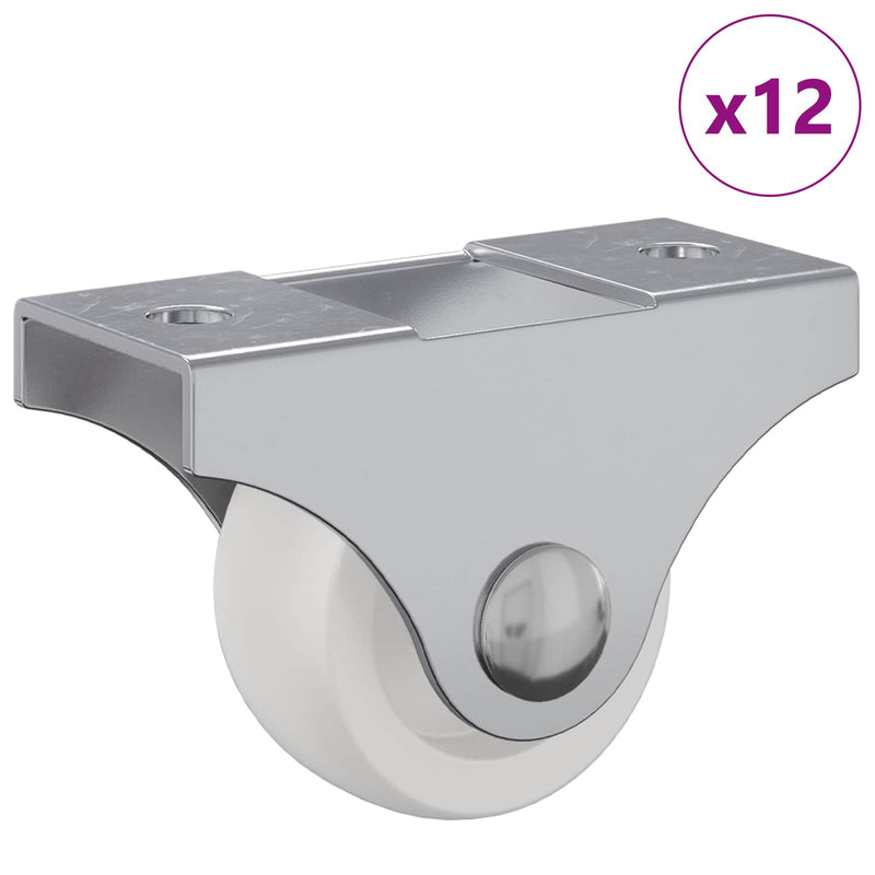 Load image into Gallery viewer, Vidaxl caster 12 pcs wit 42 x 11,5 x 29 mm ijzer
