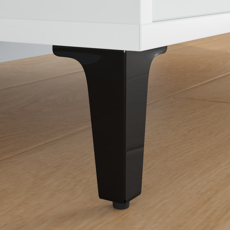 Load image into Gallery viewer, Vidaxl meubelpoten 2 pcs zwart 54,1 x 54,1 x 100 mm ijzer
