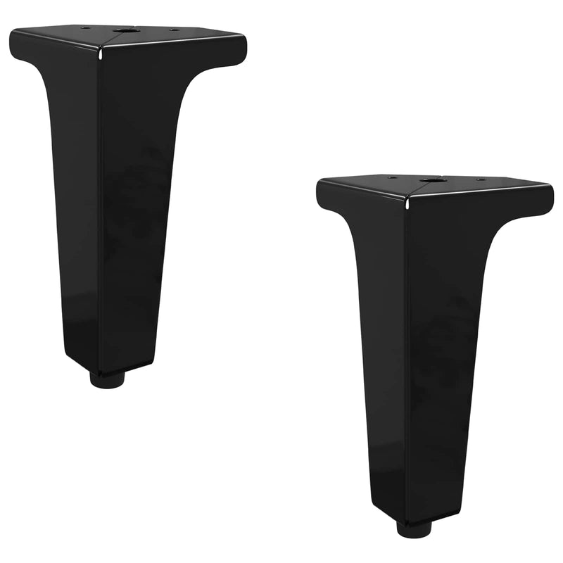 Load image into Gallery viewer, Vidaxl meubelpoten 2 pcs zwart 54,1 x 54,1 x 100 mm ijzer
