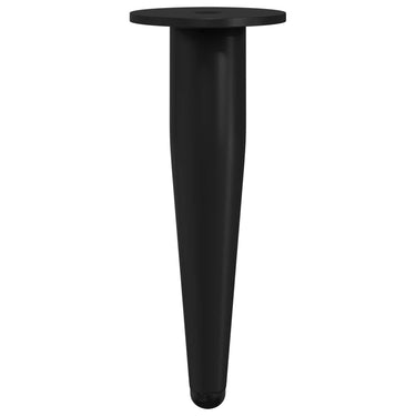 Vidaxl meubelpoten 2 pcs zwart ø 40 x 98 mm ijzer