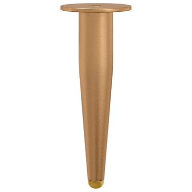 Vidaxl staande poten 2 pcs goud 98 x 40 mm ijzer