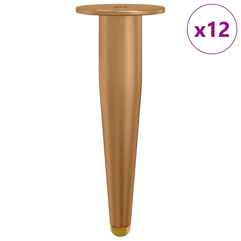 Load image into Gallery viewer, Vidaxl staande poten 12 pcs goud 98 x 40 mm ijzer
