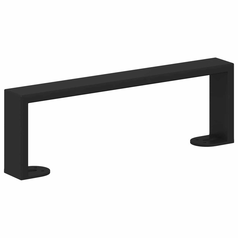 Load image into Gallery viewer, Vidaxl meubelpoten 12 pcs zwart 311 x 40,5 x 100 mm ijzer
