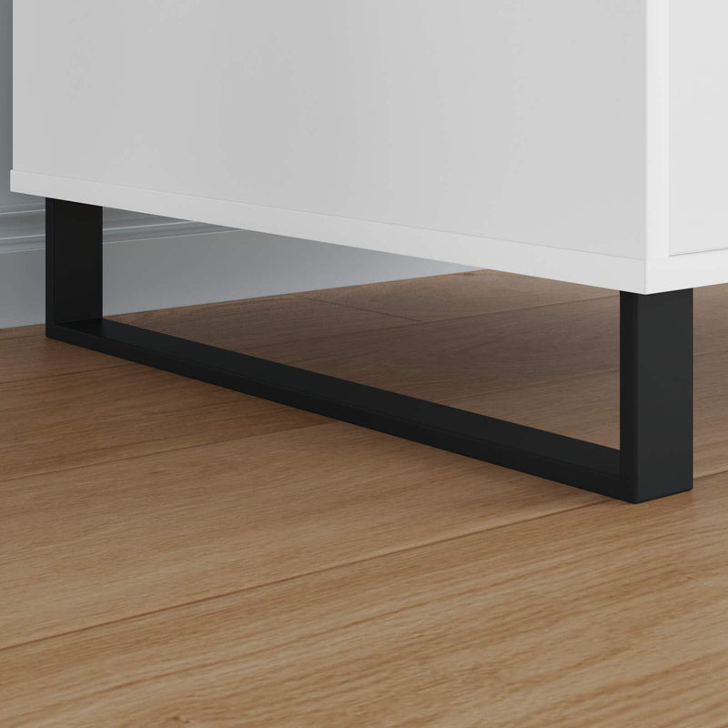 Load image into Gallery viewer, Vidaxl meubelpoten 2 pcs zwart 546 x 40,5 x 100 mm ijzer
