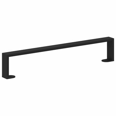 Vidaxl meubelpoten 2 pcs zwart 546 x 40,5 x 100 mm ijzer