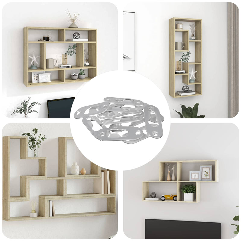 Load image into Gallery viewer, Vidaxl sleufhanger 3673 pcs zilver 45 x 16 x 3.5 mm ijzer
