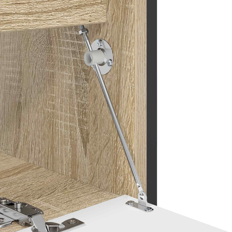 Load image into Gallery viewer, Vidaxl deksel ondersteunend scharnier 12 pcs zilver 194 x 36 x 18 mm
