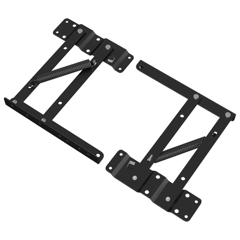 Load image into Gallery viewer, Vidaxl bed liftmechanisme 2 pcs zwart 340 x 95 x 40 mm ijzer
