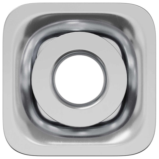 Vidaxl draadbuis invoeg 2 pcs zwart en zilver 15,8 x 15,8 x 22,5 mm