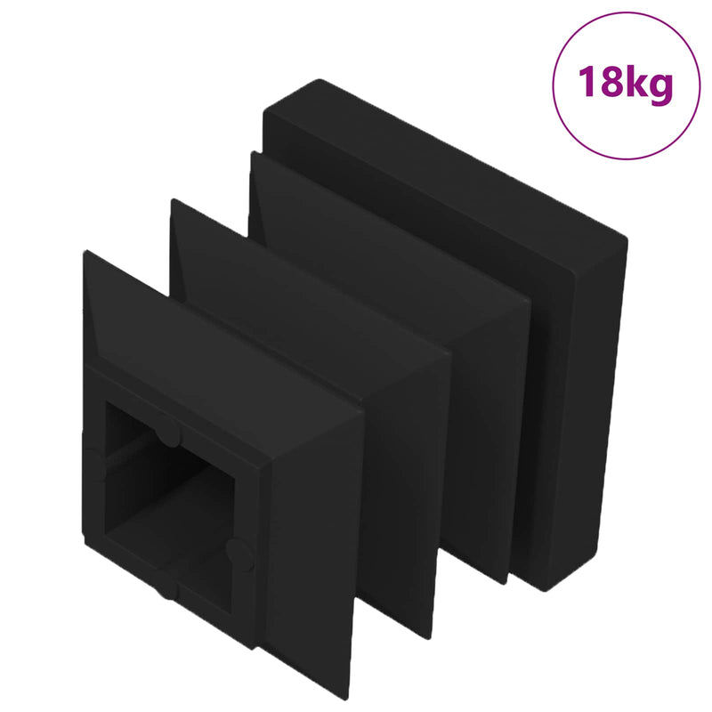 Load image into Gallery viewer, Vidaxl einddoppen 10909 pcs zwart 15 x 15 x 15 mm pp
