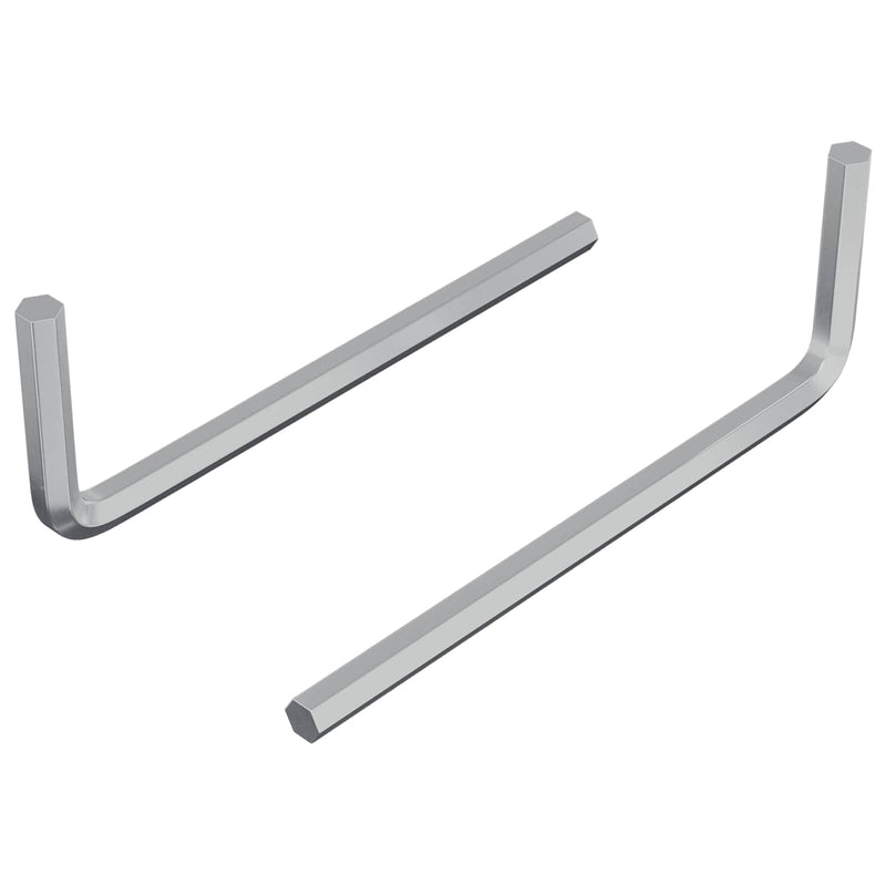 Load image into Gallery viewer, Vidaxl zeskantsleutel 2 pcs zilver 32 x 86 mm staal
