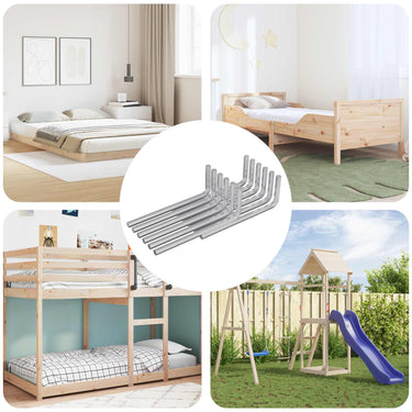 Vidaxl zeskantsleutel 4675 pcs zilver 32 x 86 mm staal