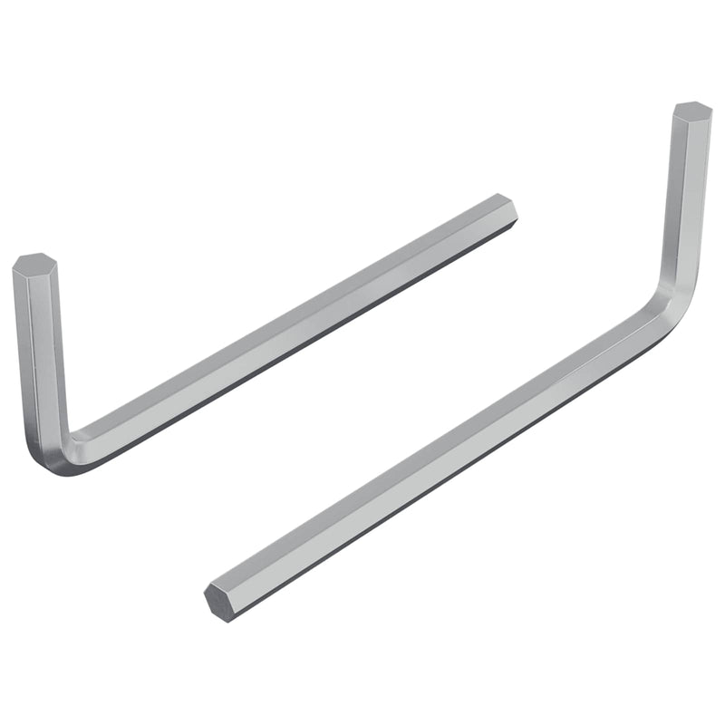 Load image into Gallery viewer, Vidaxl zeskantsleutel 2 pcs zilver 32 x 86 mm staal
