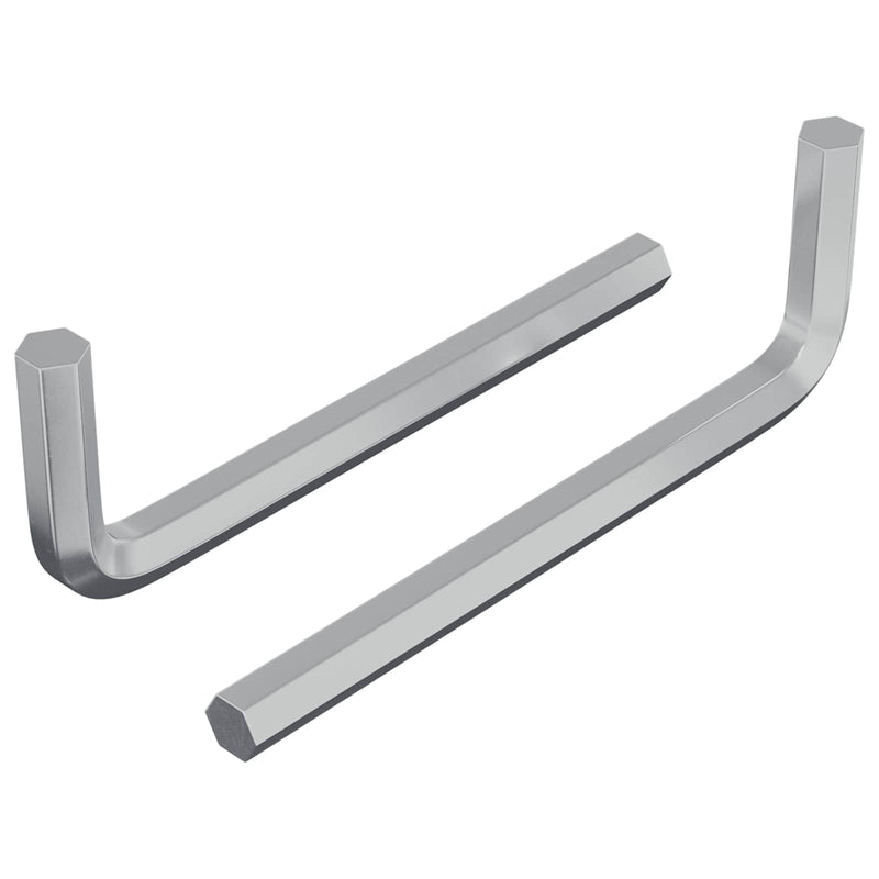 Load image into Gallery viewer, Vidaxl zeskantsleutel 2 pcs zilver 32 x 86 mm staal
