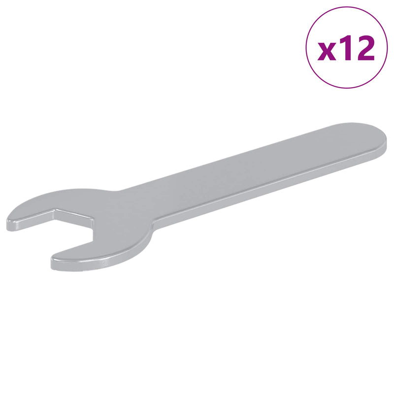 Load image into Gallery viewer, Vidaxl schroefsleutel 12 pcs zilver 13 mm ijzer
