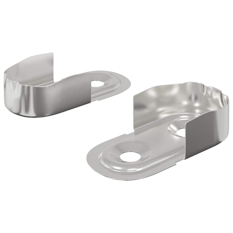 Load image into Gallery viewer, Vidaxl kast stang beugel 2 pcs wit zink 40 x 18 x 10 mm ijzer
