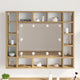 Vidaxl spiegel lichten 12 pcs wit 4.5 x 4.5 x 4.8 cm kunststof