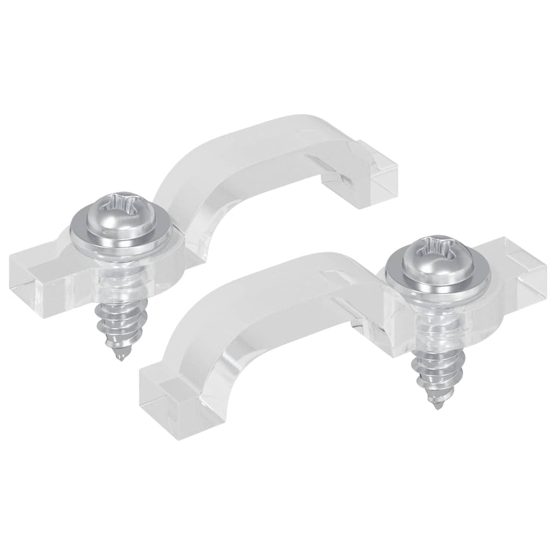 Load image into Gallery viewer, Vidaxl led strip clips 2 pcs doorzichtig 23,8 x 7,3 x 4,3 mm
