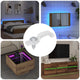 Vidaxl led strip clips 12 pcs doorzichtig 23,8 x 7,3 x 4,3 mm