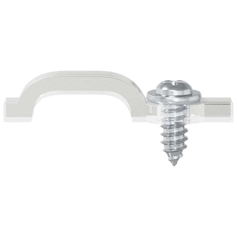 Load image into Gallery viewer, Vidaxl led strip clips 2 pcs doorzichtig 23,8 x 7,3 x 4,3 mm
